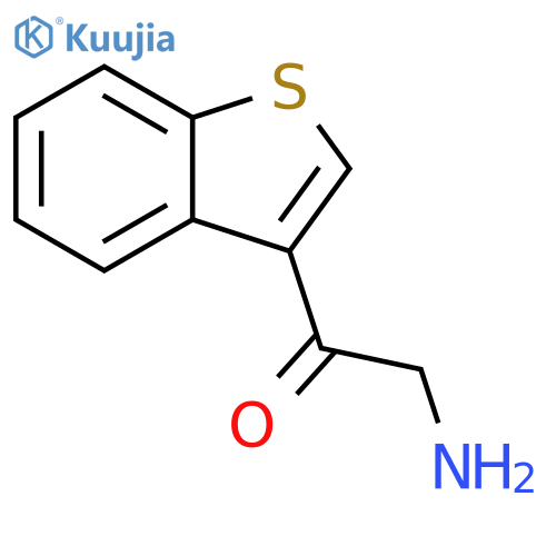 2-amino-1-(1-benzothiophen-3-yl)ethan-1-one structure