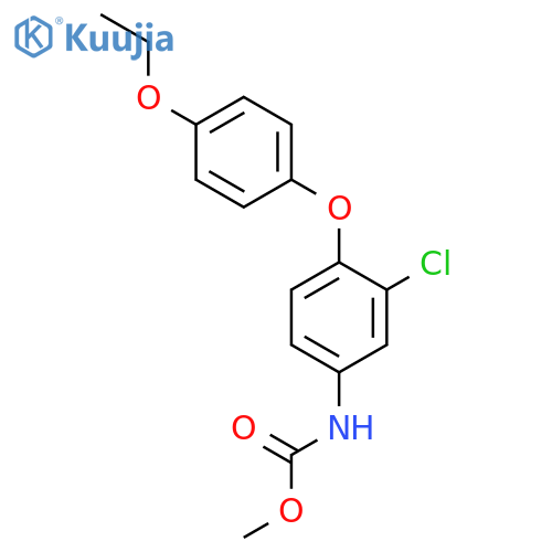 Carbamic acid, [3-chloro-4-(4-ethoxyphenoxy)phenyl]-, methyl ester structure