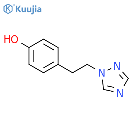 Phenol, 4-[2-(1H-1,2,4-triazol-1-yl)ethyl]- structure
