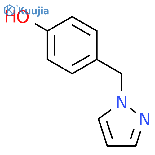 1-(4-hydroxybenzyl)pyrazole structure
