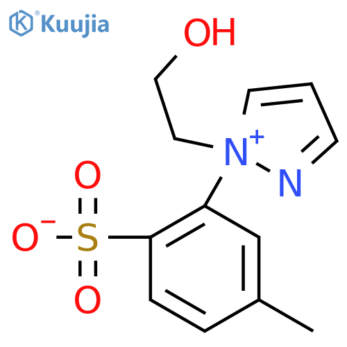 1H-Pyrazole-1-ethanol, 1-(4-methylbenzenesulfonate) structure