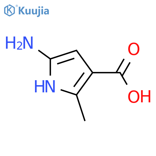 1H-Pyrrole-3-carboxylicacid, 5-amino-2-methyl- structure