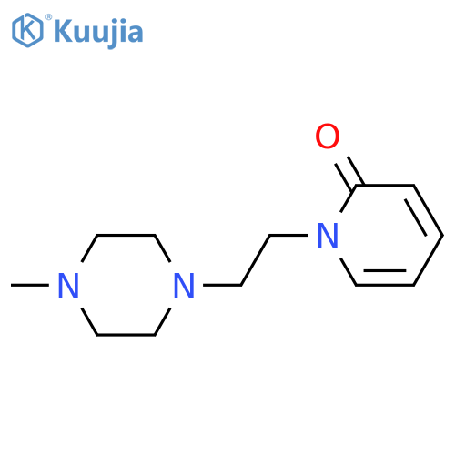 2(1H)-Pyridinone,1-[2-(4-methyl-1-piperazinyl)ethyl]- structure