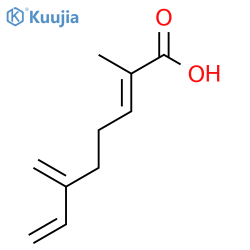 2,7-Octadienoic acid, 2-methyl-6-methylene- structure