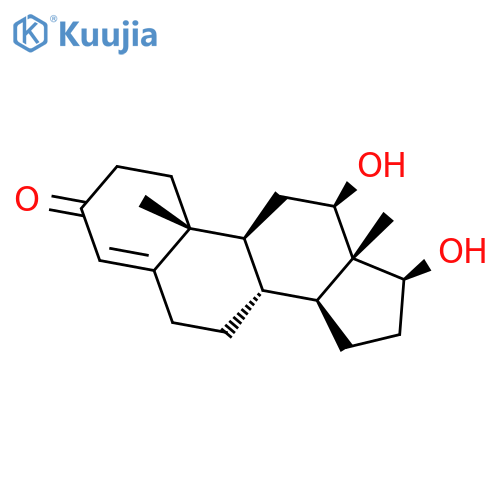 Androst-4-en-3-one, 12,17-dihydroxy-, (12b,17b)- structure