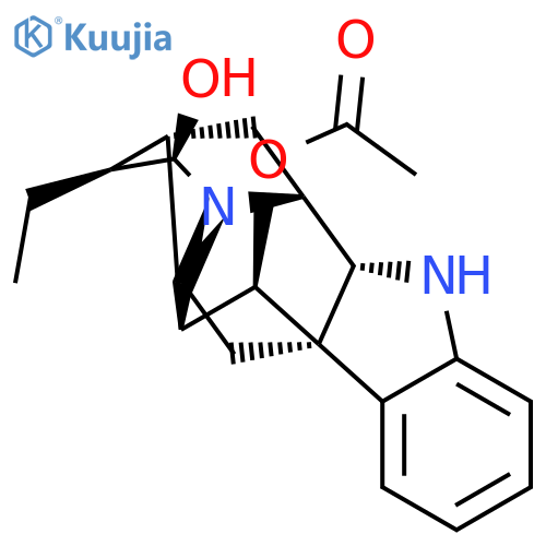 Ajmalan-17,21-diol, 1-demethyl-, 17-acetate, (17R,21a)- structure