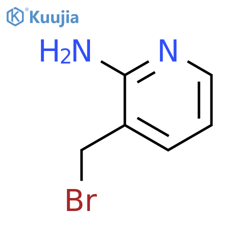 3-(bromomethyl)pyridin-2-amine structure