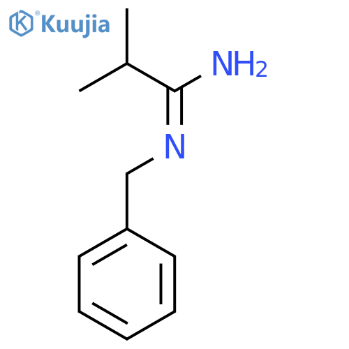 2-Methyl-n-(phenylmethyl)propanimidamide structure