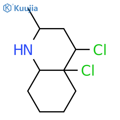Quinaldine, 4,4a-dichlorodecahydro-, stereoisomer (8CI) structure