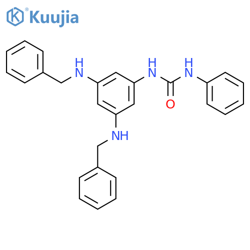 UREA, N-[3,5-BIS[(PHENYLMETHYL)AMINO]PHENYL]-N'-PHENYL- structure