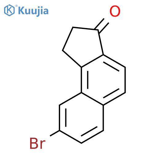 3H-Benz[e]inden-3-one, 8-bromo-1,2-dihydro- structure