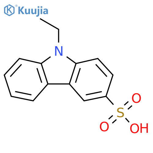 9-Ethyl-9H-carbazole-3-sulfonic acid structure