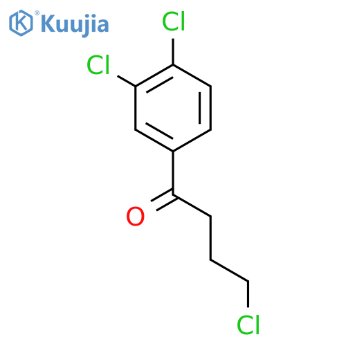 4-Chloro-1-(3,4-dichlorophenyl)-1-oxobutane structure