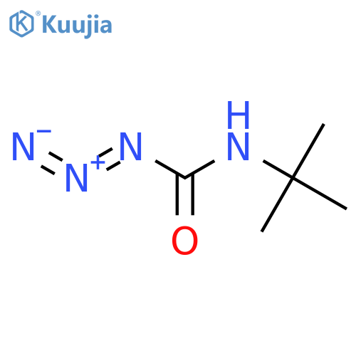 Carbamic azide, (1,1-dimethylethyl)- structure