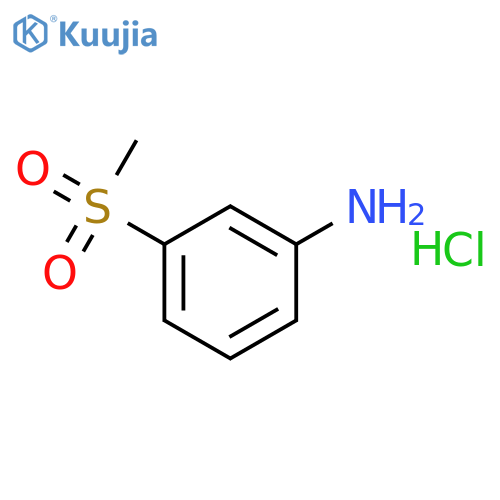3-(Methylsulfonyl)aniline hydrochloride structure