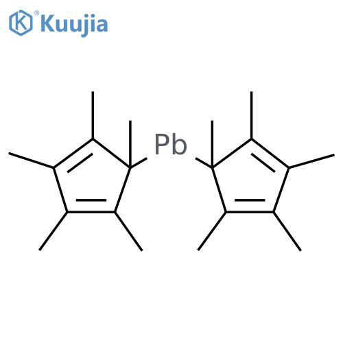 Plumbylene,bis(1,2,3,4,5-pentamethyl-2,4-cyclopentadien-1-yl)- (9CI) structure