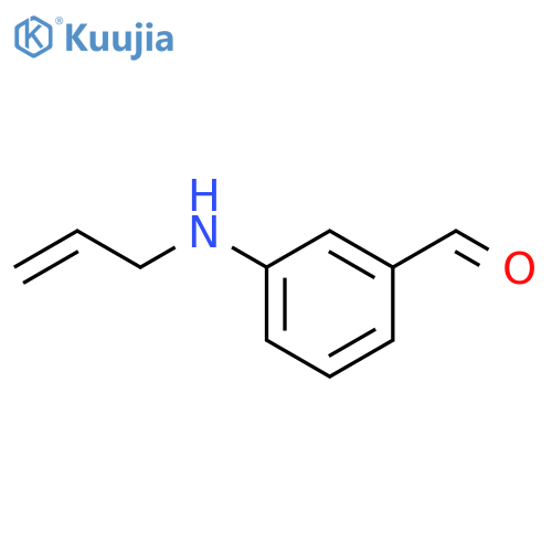 Benzaldehyde, 3-(2-propenylamino)- structure