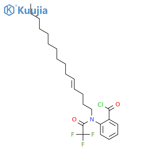 BENZOYL CHLORIDE, 2-[4-PENTADECENYL(TRIFLUOROACETYL)AMINO]- structure