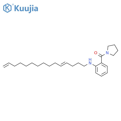 PYRROLIDINE, 1-[2-(4,14-PENTADECADIENYLAMINO)BENZOYL]- structure