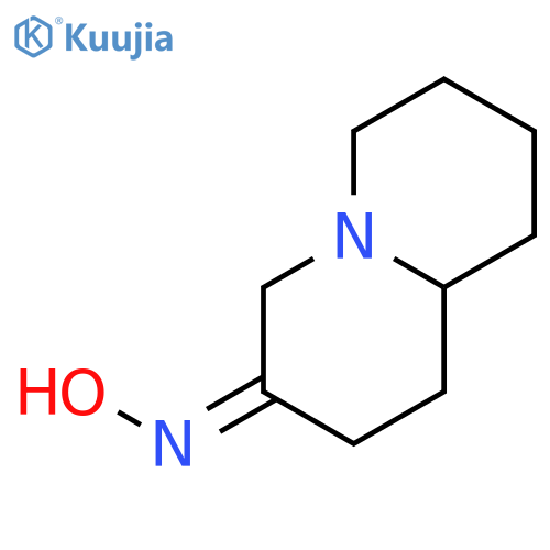 2H-Quinolizin-3(4H)-one, hexahydro-, oxime structure