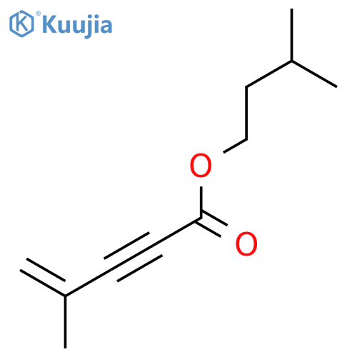 4-Penten-2-ynoic acid, 4-methyl-, 3-methylbutyl ester structure
