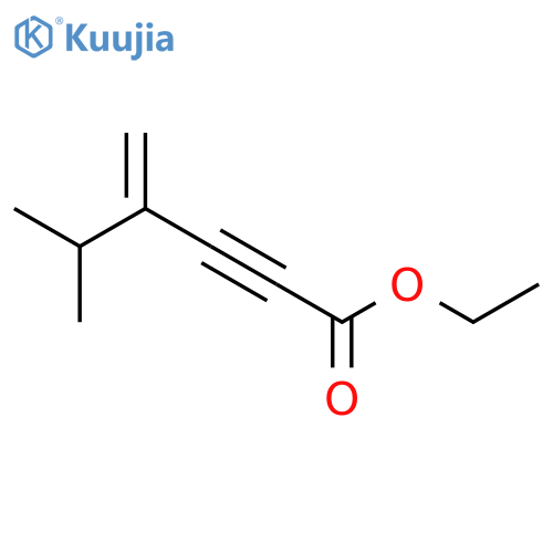 2-Hexynoic acid, 5-methyl-4-methylene-, ethyl ester structure