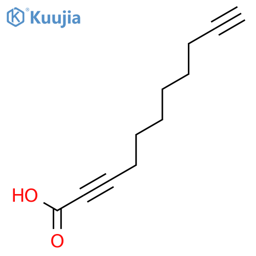 2,10-Undecadiynoic acid structure