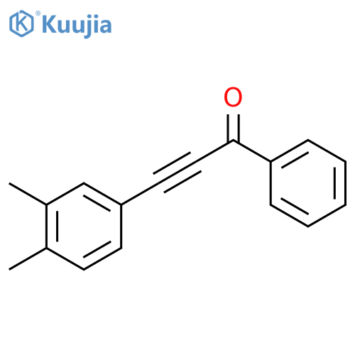 2-Propyn-1-one, 3-(3,4-dimethylphenyl)-1-phenyl- structure