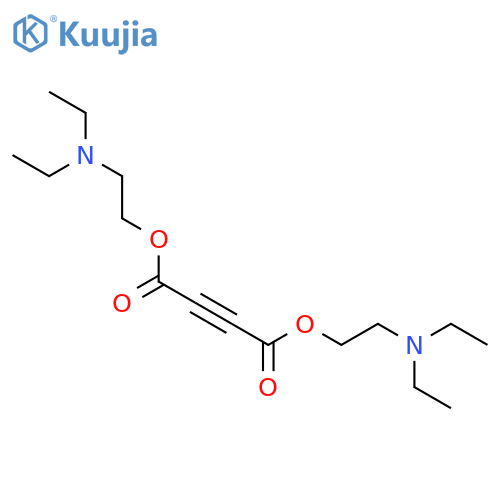 2-Butynedioic acid, bis[2-(diethylamino)ethyl] ester structure