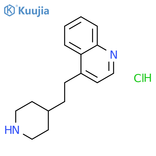 4-(2-piperidin-4-ylethyl)quinoline hydrochloride structure