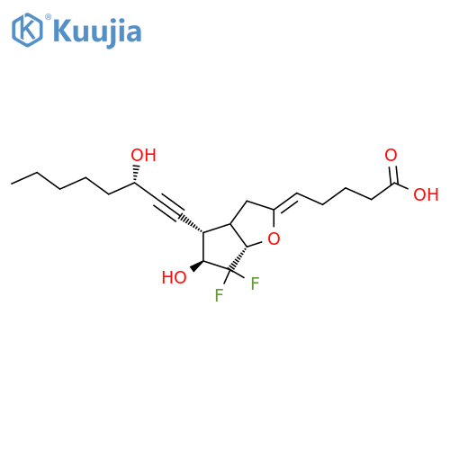 Prost-5-en-13-yn-1-oicacid, 6,9-epoxy-10,10-difluoro-11,15-dihydroxy-, (5Z,9a,11a,15S)- (9CI) structure
