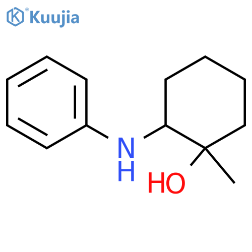 Cyclohexanol,1-methyl-2-(phenylamino)- structure