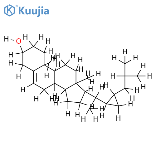 (22S,23R)-22,23-methylenecholest-5-en-3beta-ol structure