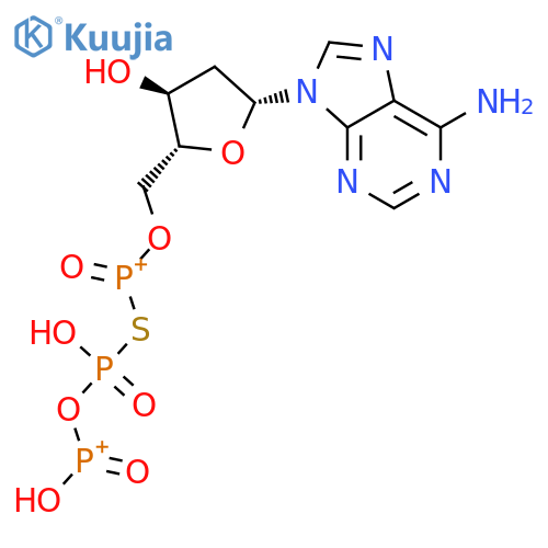 5'-Adenylic acid, 2'-deoxy-,P'-anhydride with thiodiphosphoric acid ((HO)2P(O)OP(S)(OH)2) (9CI) structure