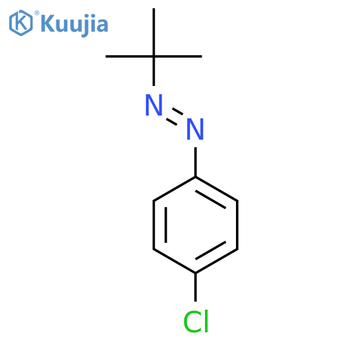 DIAZENE, (4-CHLOROPHENYL)(1,1-DIMETHYLETHYL)- structure