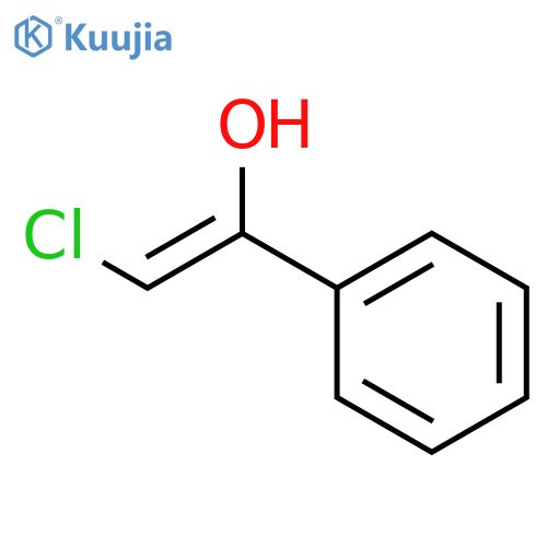 Benzenemethanol, a-(chloromethylene)- structure