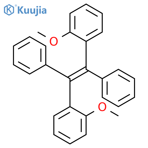 Benzene, 1,1'-[(1Z)-1,2-diphenyl-1,2-ethenediyl]bis[2-methoxy- structure