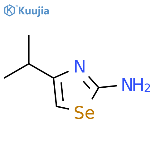 2-Selenazolamine, 4-(1-methylethyl)- structure