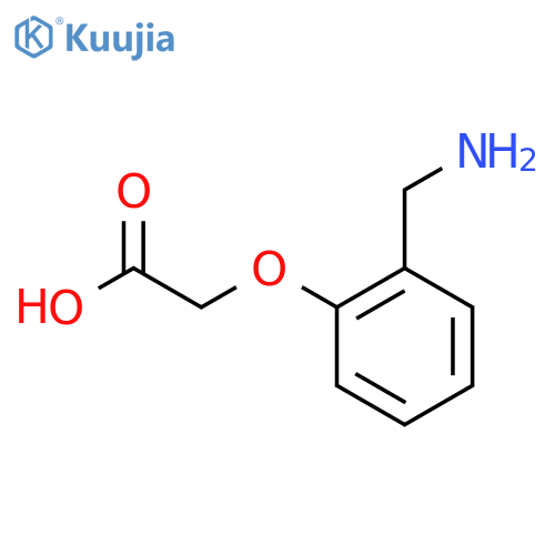 2-2-(aminomethyl)phenoxyacetic acid structure