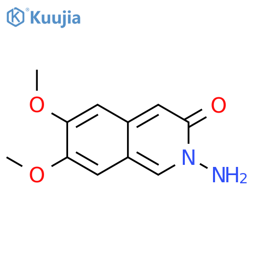 3(2H)-Isoquinolinone, 2-amino-6,7-dimethoxy- structure