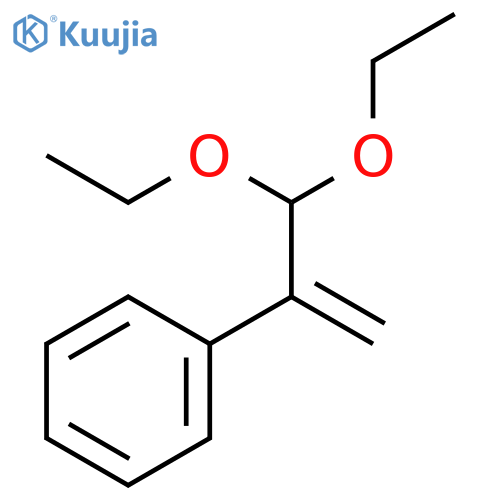 Benzene, [1-(diethoxymethyl)ethenyl]- structure