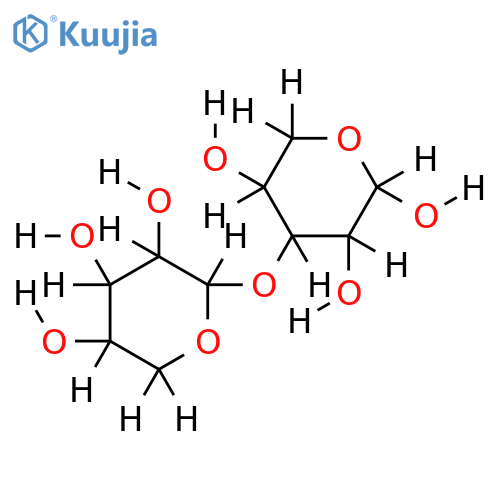3-O-beta-L-Arabinopyranosyl-L-arabinopyranose structure
