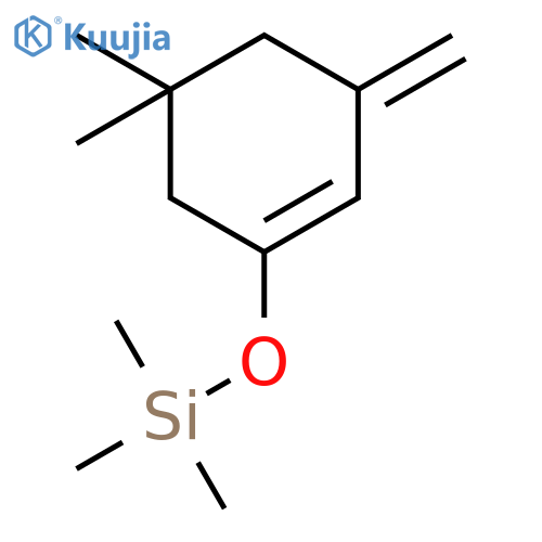 Silane, [(5,5-dimethyl-3-methylene-1-cyclohexen-1-yl)oxy]trimethyl- structure