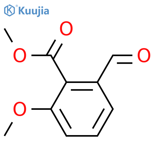 Me ether,Me ester-2-Formyl-6-hydroxybenzoic acid structure
