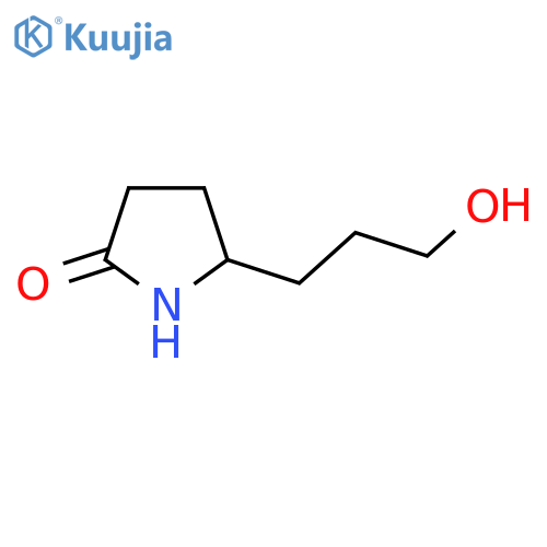 5-(3-Hydroxypropyl)pyrrolidin-2-one structure