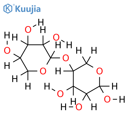 4-O-beta-D-Xylopyranosyl-L-arabinopyranose structure