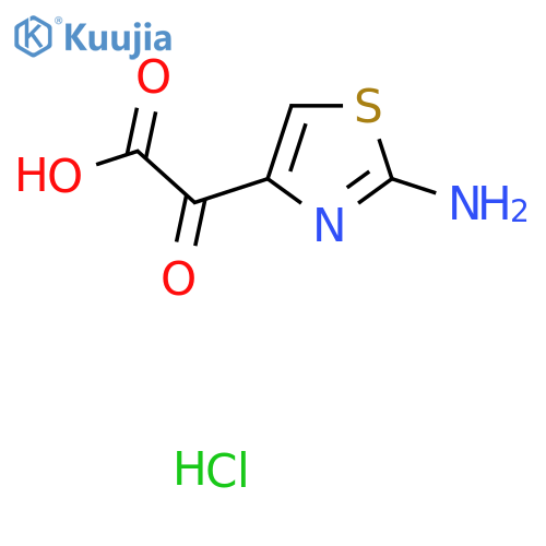 2-(2-Aminothiazol-4-yl)-2-oxoacetic acid hydrochloride structure
