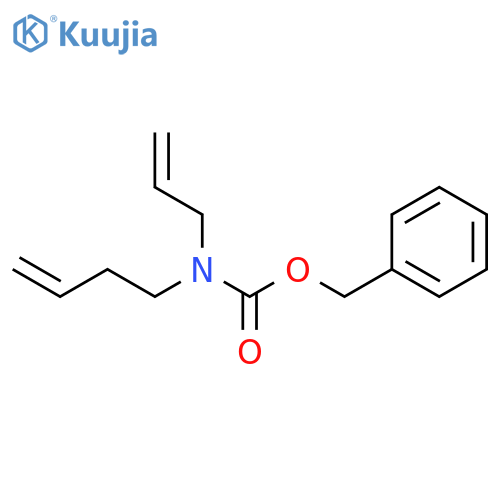 Carbamic acid, 3-butenyl-2-propenyl-, phenylmethyl ester structure