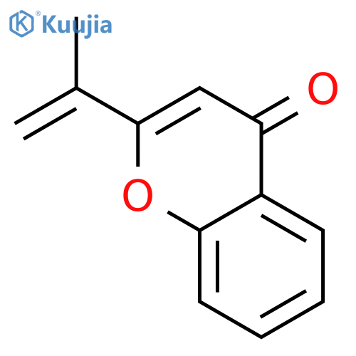 4H-1-BENZOPYRAN-4-ONE, 2-(1-METHYLETHENYL)- structure
