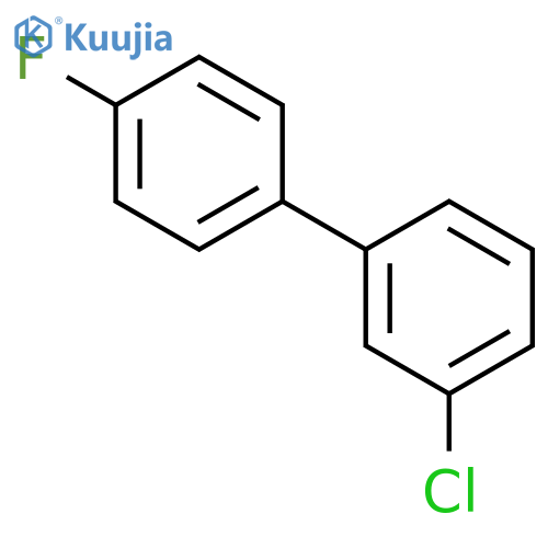 1,1'-Biphenyl, 3-chloro-4'-fluoro- structure